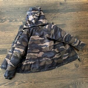 Patagonia camo kids winter jacket